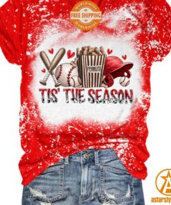 Tis’ The Season Baseball V Neck Shirt