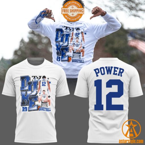 TJ Power 12 Duke Basketball Shirt