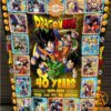 toriyama akira dragon ball 40 years 1984 2024 blanket 2 326