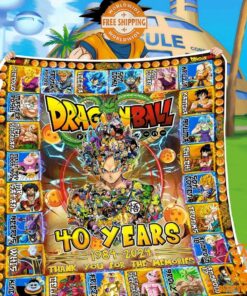 Toriyama Akira Dragon Ball 40 Years Thank You For The Memories Blanket