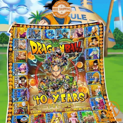 Toriyama Akira Dragon Ball 40 Years Thank You For The Memories Blanket