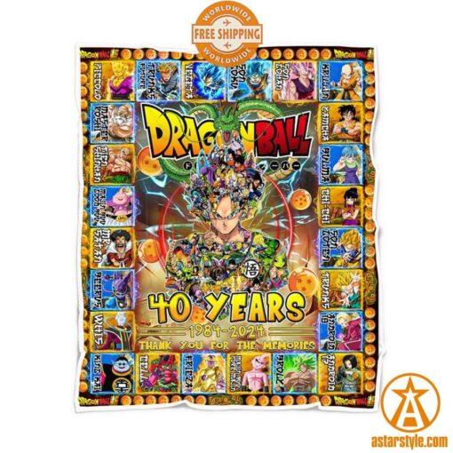 Toriyama Akira Dragon Ball 40 Years Thank You For The Memories Blanket