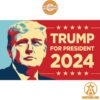 trump for president 2024 art flag 2