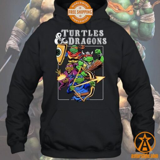 Turtles Dragons Dungeons and Dragons Teenage Mutant Ninja Turtles Shirt