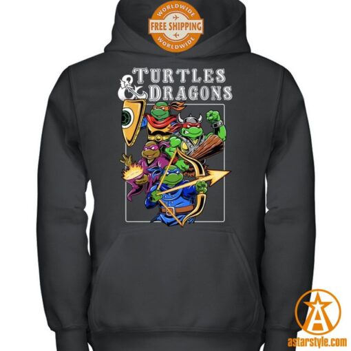 Turtles Dragons Dungeons and Dragons Teenage Mutant Ninja Turtles Shirt