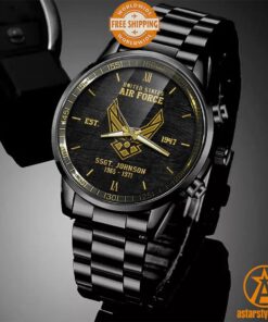 US Air Force CUSTOM Stainless Steel Watch