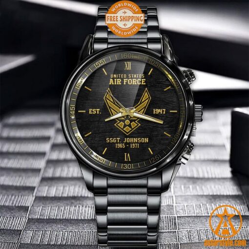 US Air Force CUSTOM Stainless Steel Watch