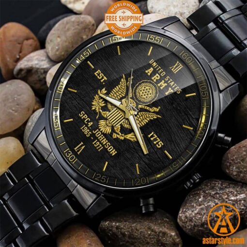 US Army CUSTOM Stainless Steel Watch