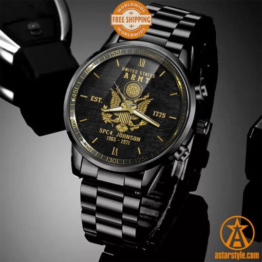 US Army CUSTOM Stainless Steel Watch