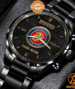 US Marine Corps CUSTOM Stainless Steel Watch