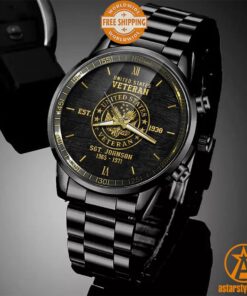 US Veteran CUSTOM Stainless Steel Watch