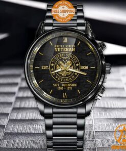 US Veteran CUSTOM Stainless Steel Watch