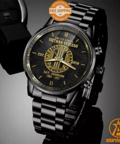 Vietnam Veteran CUSTOM Stainless Steel Watch