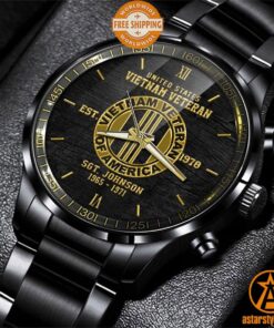 Vietnam Veteran CUSTOM Stainless Steel Watch