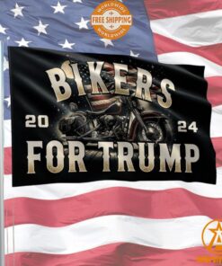 2024 Bikers For Trump Flag