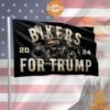 2024 Bikers For Trump Flag Speechless