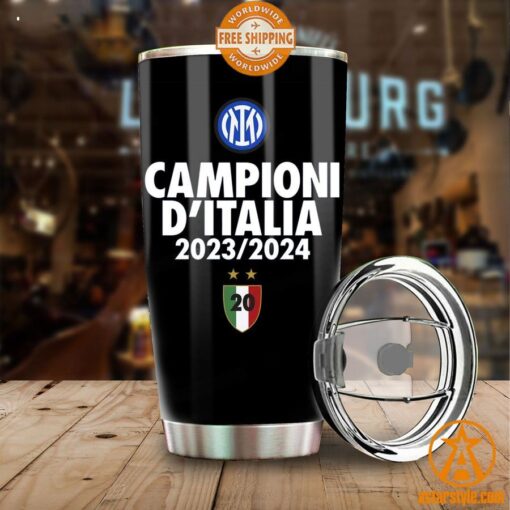 Inter Milan 2023 2024 Campioni D’Italia Tumbler