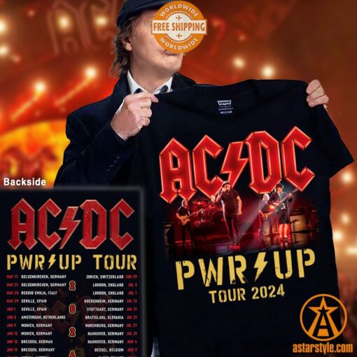 ACDC Band Power Up Tour 2024 Shirt