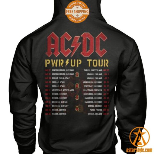 ACDC Band Power Up Tour 2024 Shirt