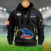 Adelaide Crows AFL Half Zip Heavy Hoodie Nice photo dude