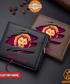 AFL Brisbane Lions personalized Leather Wallet