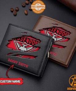 AFL Essendon Bombers personalized Leather Wallet