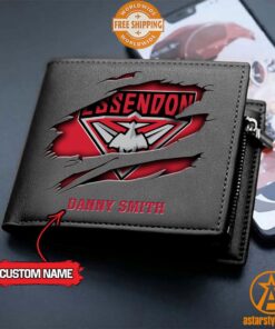 AFL Essendon Bombers personalized Leather Wallet