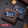 Afl Geelong Cats Personalized Leather Wallet Cutting Dash