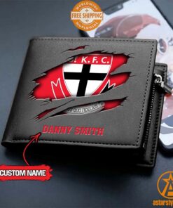 AFL St Kilda Saints personalized Leather Wallet