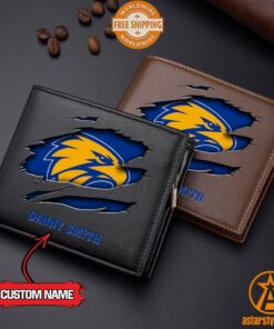 AFL West Coast Eagles personalized Leather Wallet