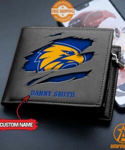 AFL West Coast Eagles personalized Leather Wallet