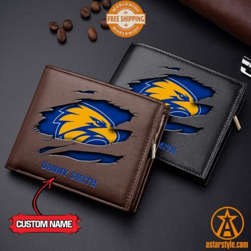 AFL West Coast Eagles personalized Leather Wallet