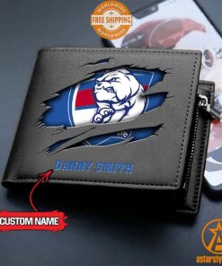 AFL Western Bulldogs personalized Leather Wallet