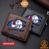 Afl Western Bulldogs Personalized Leather Wallet Such A Charming Picture.