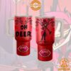 Alastor Hazbin Hotel Oh Deer Tumbler Natural and awesome