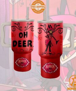 Alastor Hazbin Hotel Oh Deer Tumbler