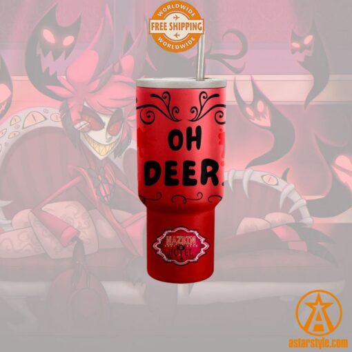 Alastor Hazbin Hotel Oh Deer Tumbler