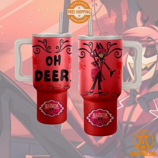 Alastor Hazbin Hotel Oh Deer Tumbler