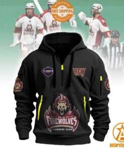 Albany FireWolves Half Zip Heavy Hoodie