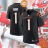 Amarius Mims Cincinnati Bengals 2024 NFL Draft First Round Pick Player Black Jersey