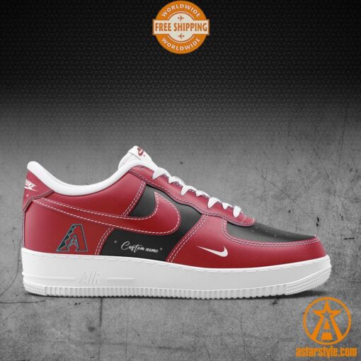 Arizona Diamondbacks CUSTOM Nike Air Force Shoes