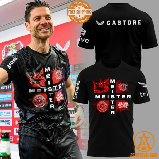 Bayer 04 Leverkusen Deutscher Meister SVB 2024 Shirt