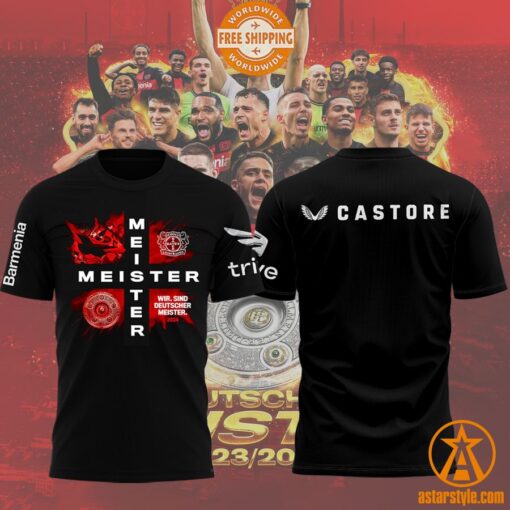 Bayer 04 Leverkusen Deutscher Meister SVB 2024 Shirt