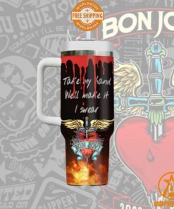 Bon Jovi Take My Hand Tumbler