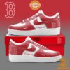 Boston Red Sox CUSTOM Nike Air Force Shoes Nice photo dude