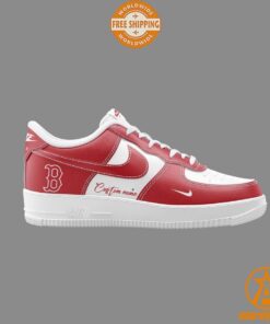 Boston Red Sox CUSTOM Nike Air Force Shoes