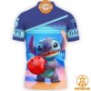 Bowling Stitch CUSTOM Polo Shirt Cuteness overloaded