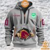 Brisbane Broncos CUSTOM Half Zip Heavy Hoodie Hey! You look amazing dear