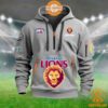 Brisbane Lions AFL Half Zip Heavy Hoodie Which place is this bro?