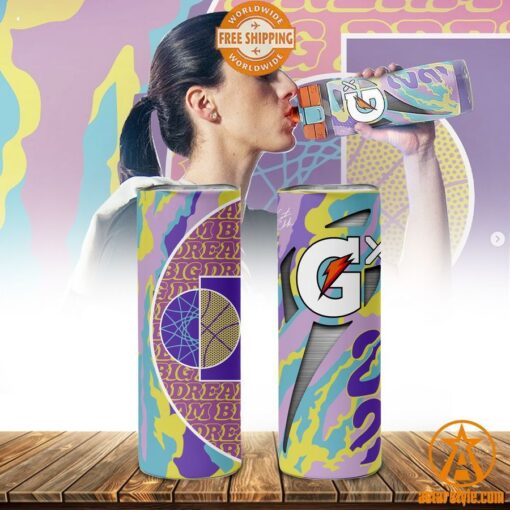 Caitlin Clark Gatorade Dream Big Skinny Tumbler